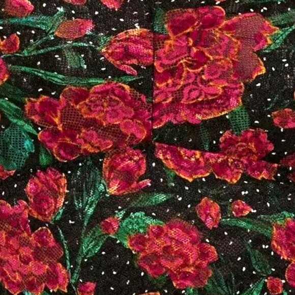 ❤️NWT VINTAGE TORRID LINGERIE - LACE LONGLINE BRALETTE - FLORAL POWER MESH - Picture 2 of 15